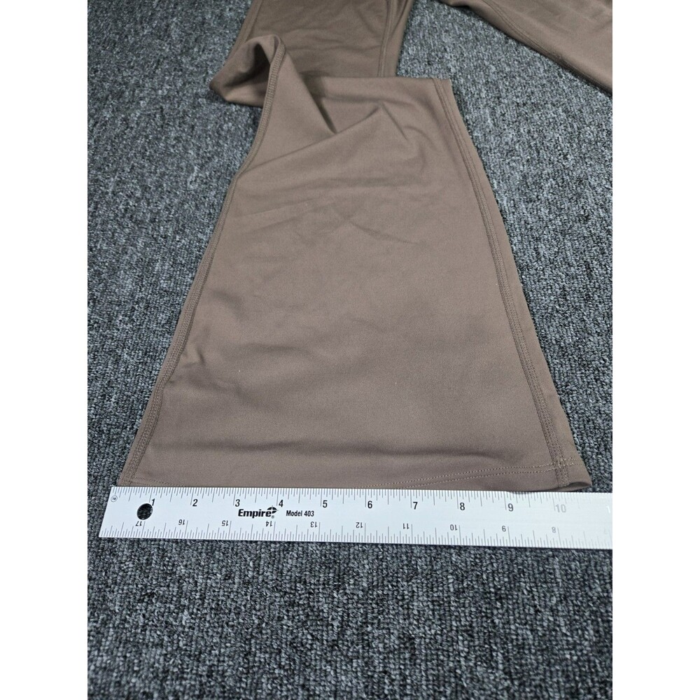 NEW Corsets By Enfajate Flared Workout Jumpsuit Womens M Brown Scrunch Butt NWT - Picture 16 of 16
